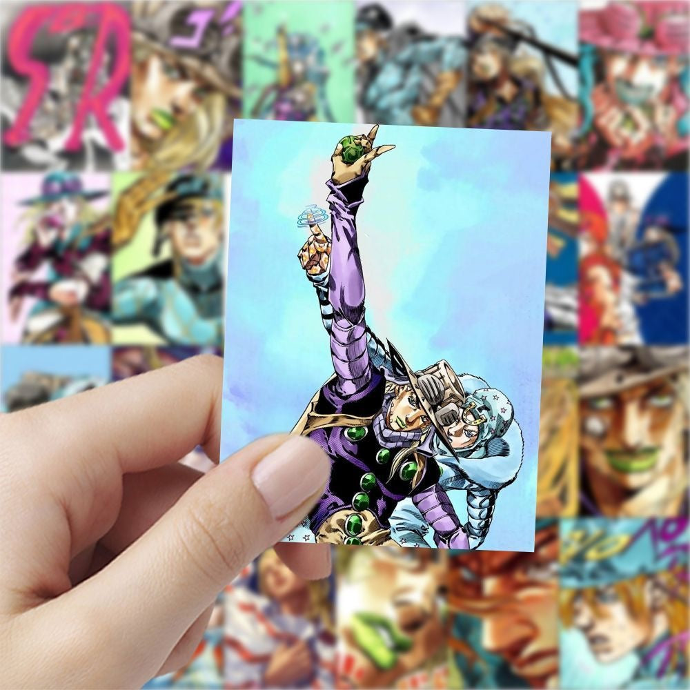 60Pcs JoJo's Bizarre Adventure Steel Ball Run Stickers