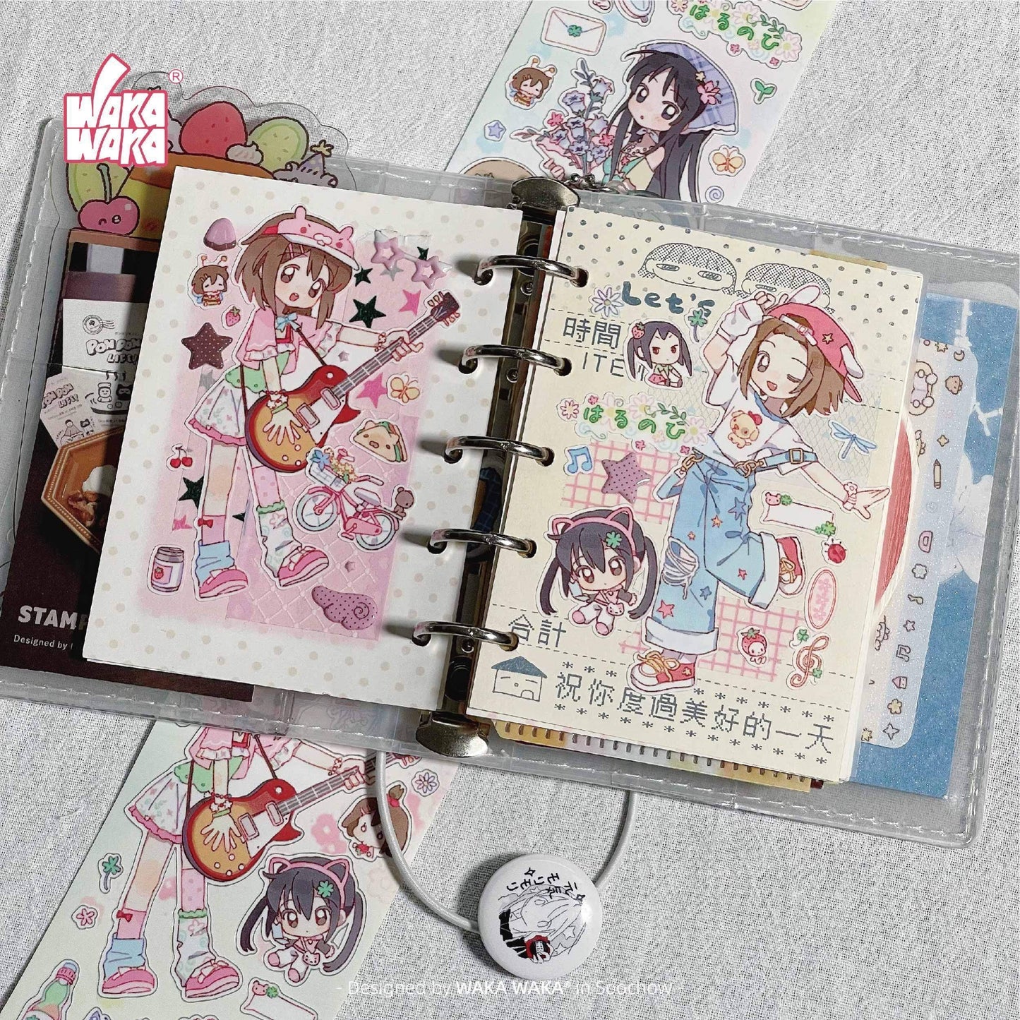 13.78inches K-ON! Sticker Roll