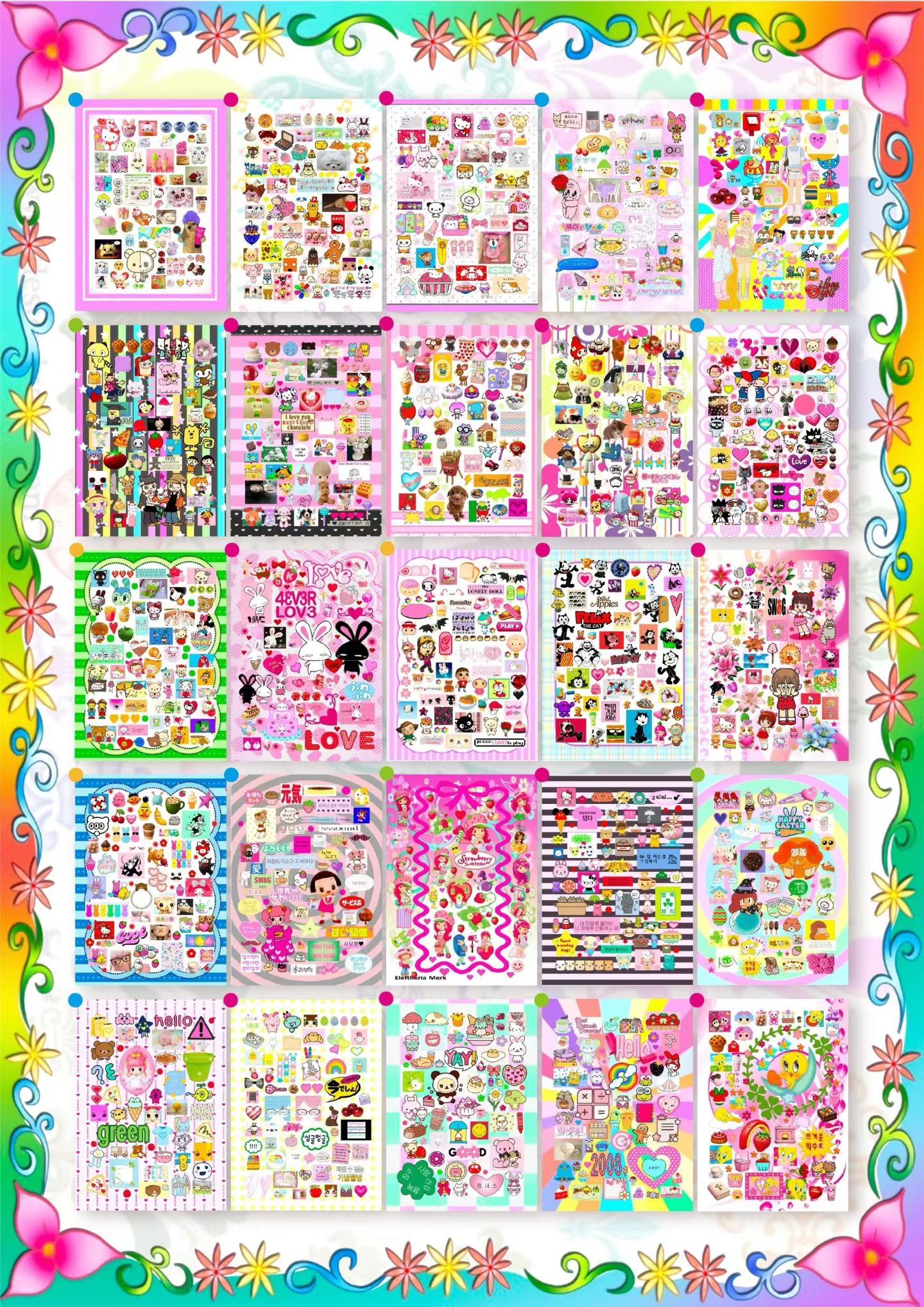 【Pre-Order】50Pages Pepper Oil Sticker Book Issue 5