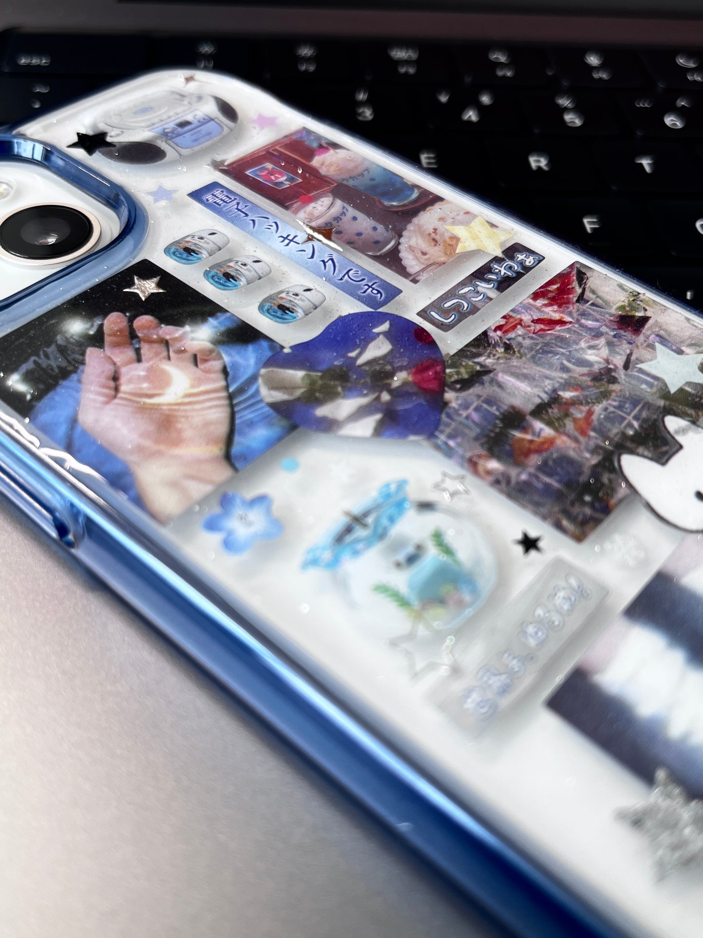 Fantastic Blue Dream Green Soda Handmade Sticker Phone Case Samsung Case