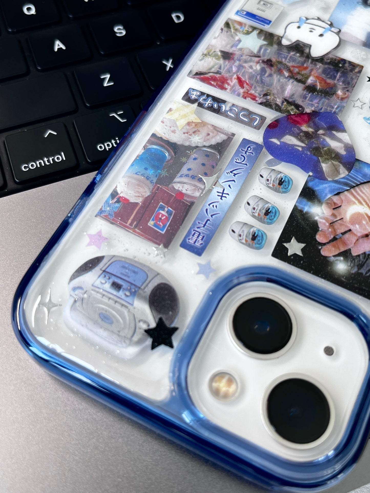 Fantastic Blue Dream Green Soda Handmade Sticker Phone Case Samsung Case