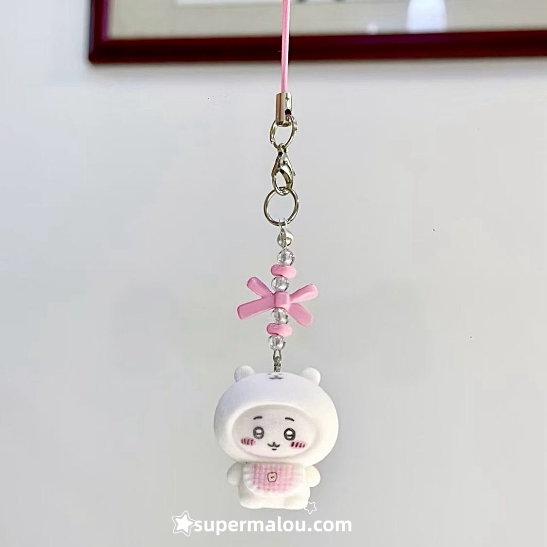 Flocking Cute Chiikawa Phone Chain