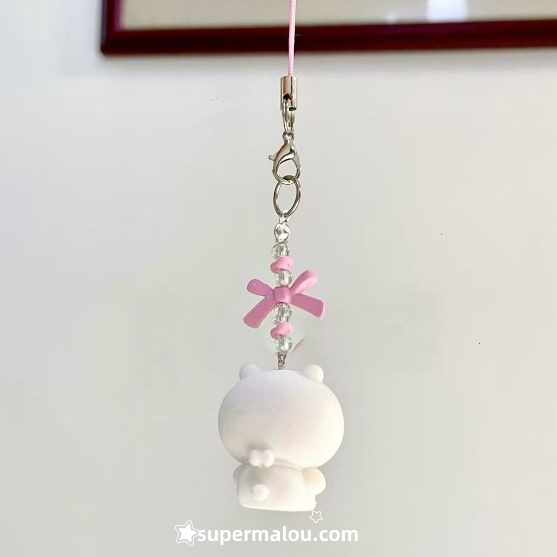 Flocking Cute Chiikawa Phone Chain