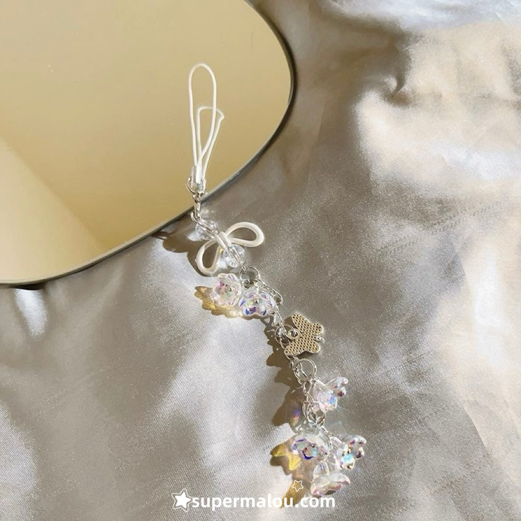 Flower Butterfly Colorful Mobile Phone Chain