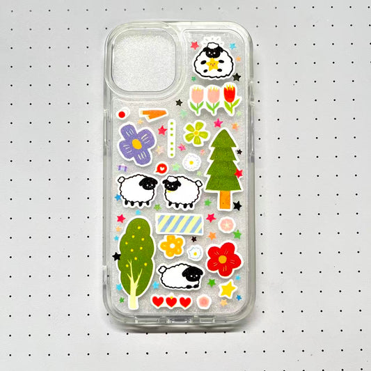 Forest Fairy Tale Animal Handmade Sticker Phone Case (Resin Ver.)