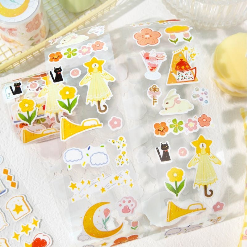 Forest Fairy Tale Animal Sticker Roll Set Of 4