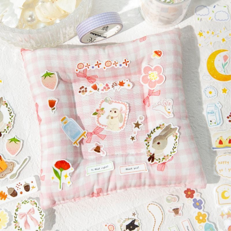 Forest Fairy Tale Animal Sticker Roll Set Of 4
