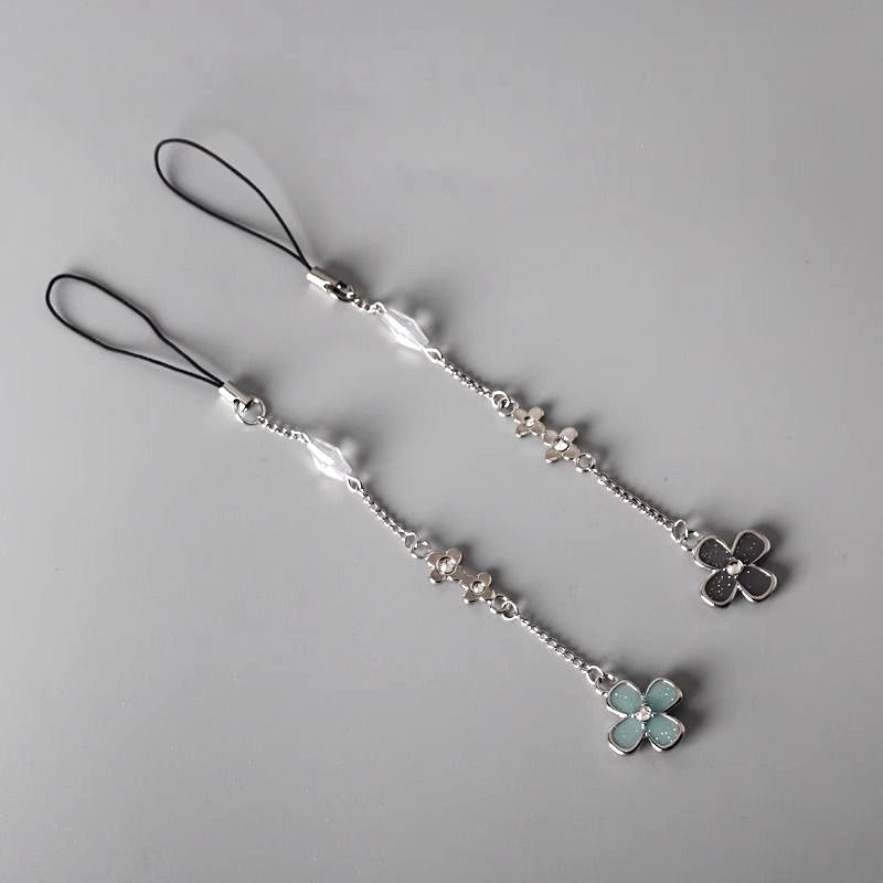 Four Leaf Clover Long Phone Chain