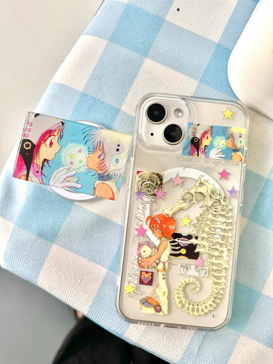 Friends With Seahorses Regular phone case iPhone 17 Case (Only Phone Case)