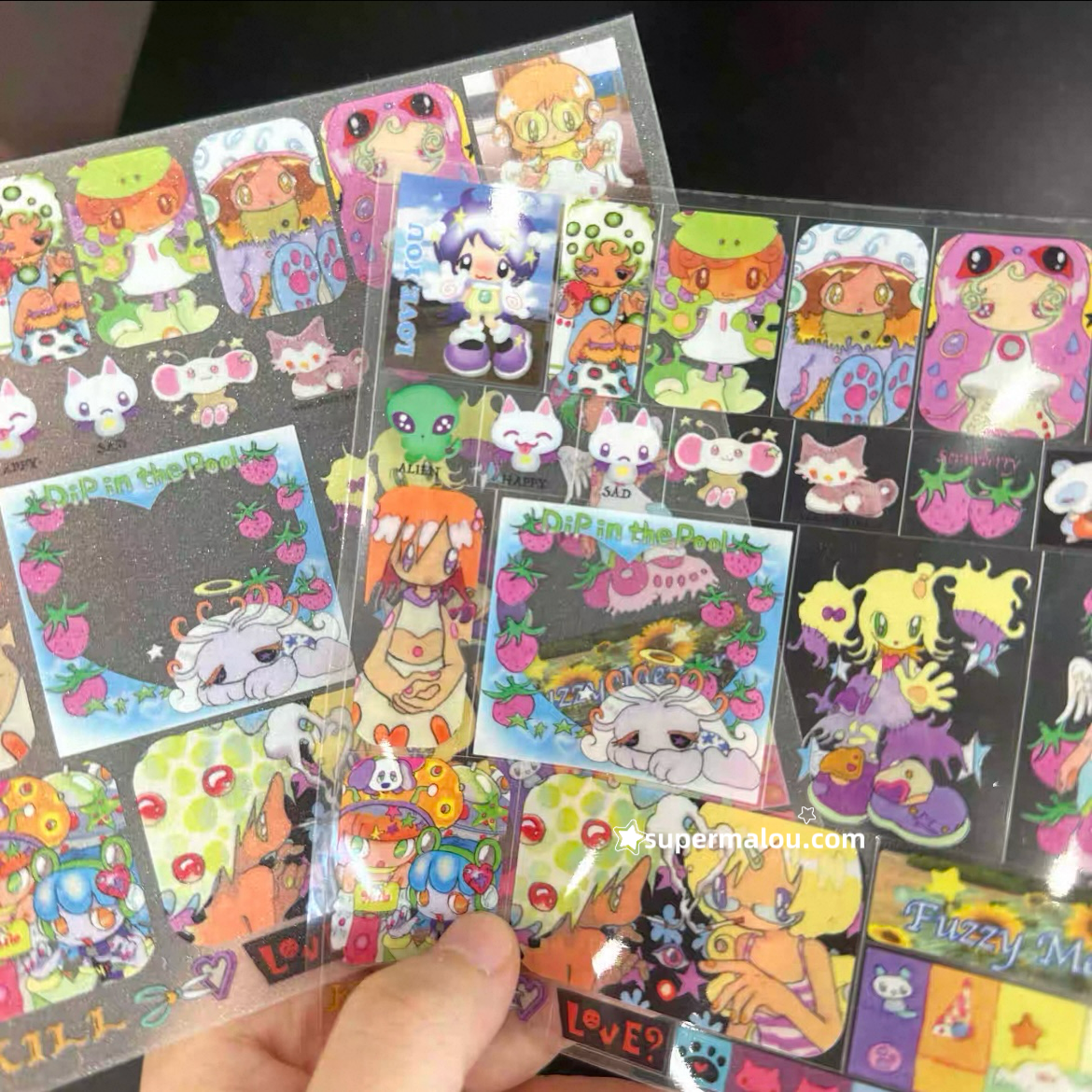 Fuzzy Memory Sticker Sheet