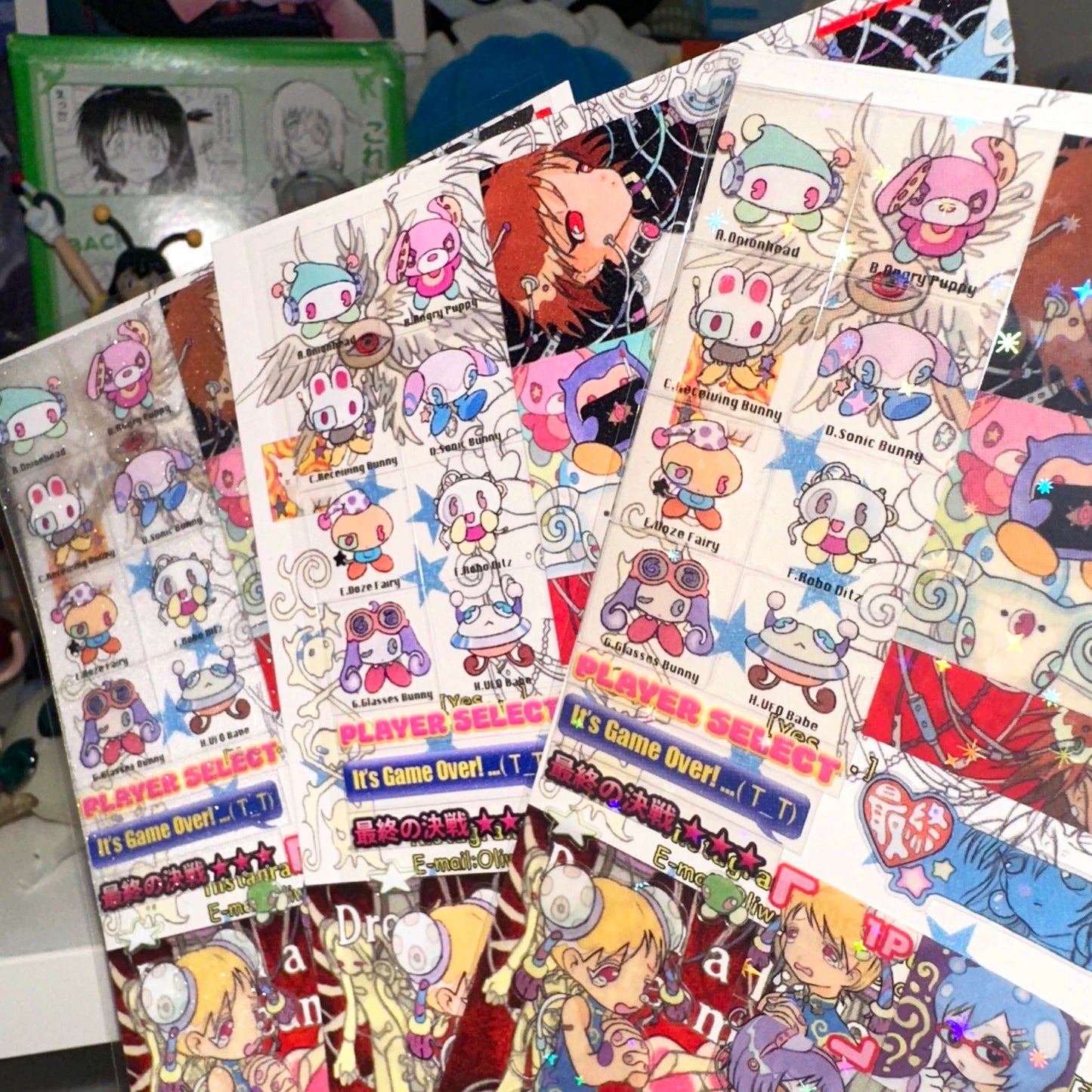 Game Player Sticker Sheet
