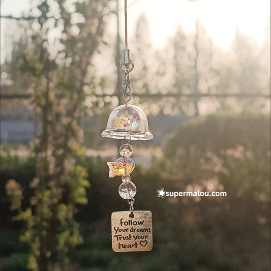 Goldfish Windbell Phone Chain Key Chain