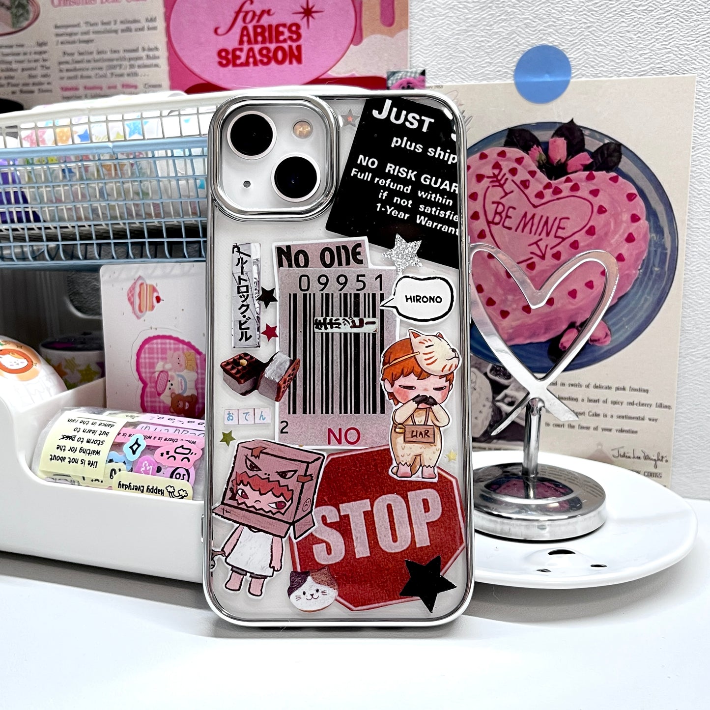 Hirono Handmade Sticker Phone Case Samsung Case