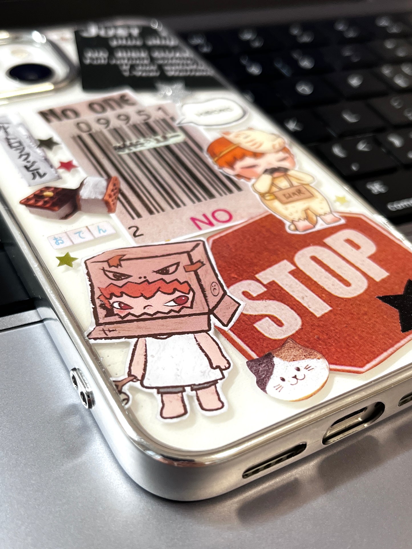 Hirono Handmade Sticker Phone Case Samsung Case
