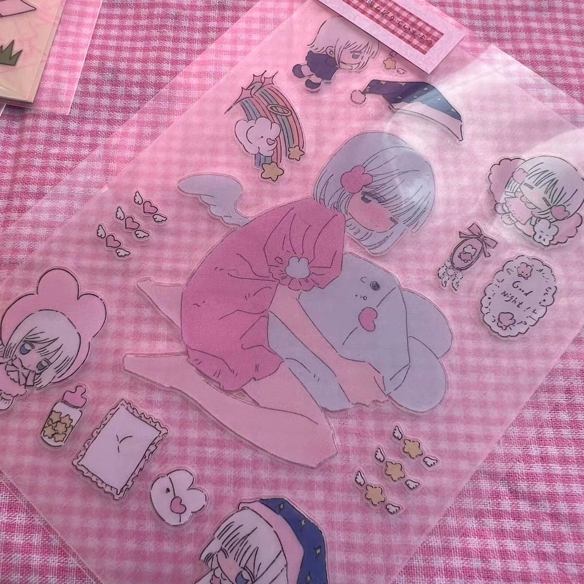 Goodnight Bunny Girl Sticker