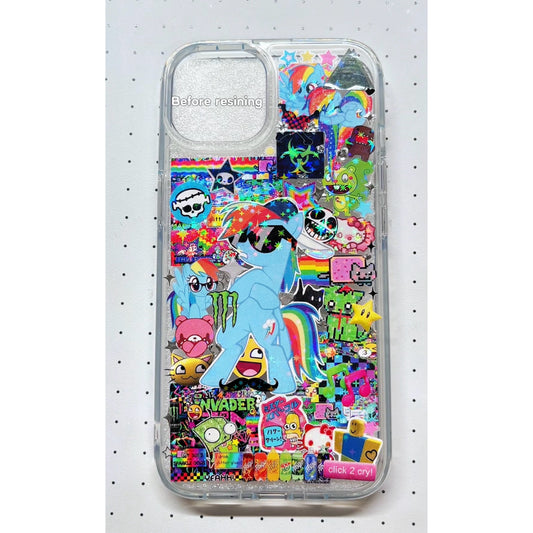 Rainbow Dash Handmade Sticker Phone Case Samsung Case