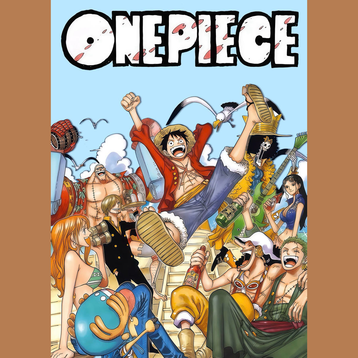 【Pre-Order】100Pages One Piece Sticker Book(Softcover)
