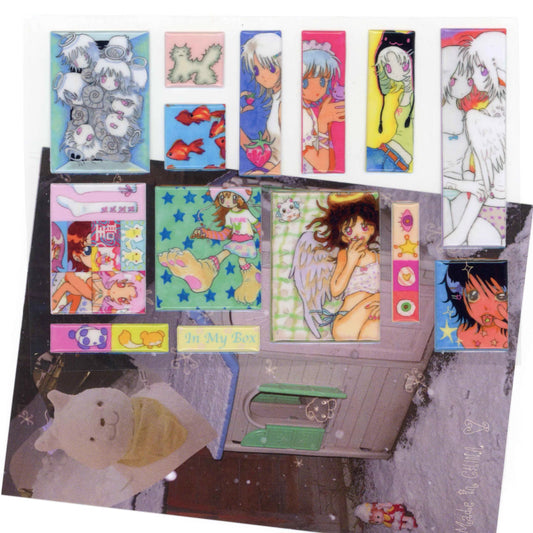 In My Box PVC 3D Sticker Sheet