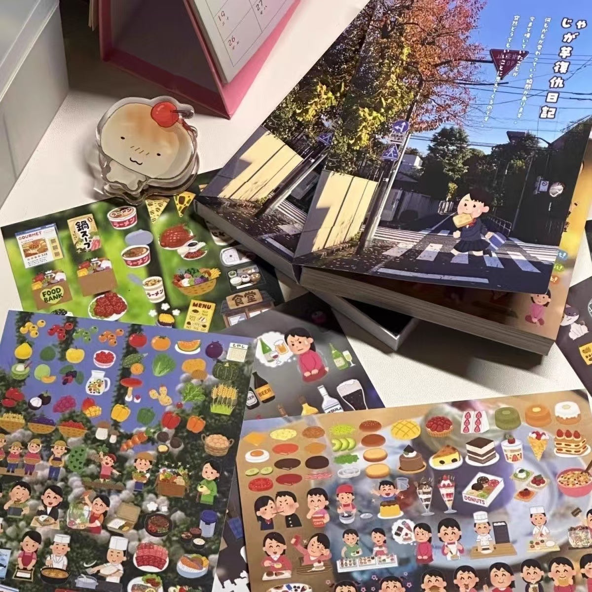 23Pages Irasutoya Japanese Sticker Book