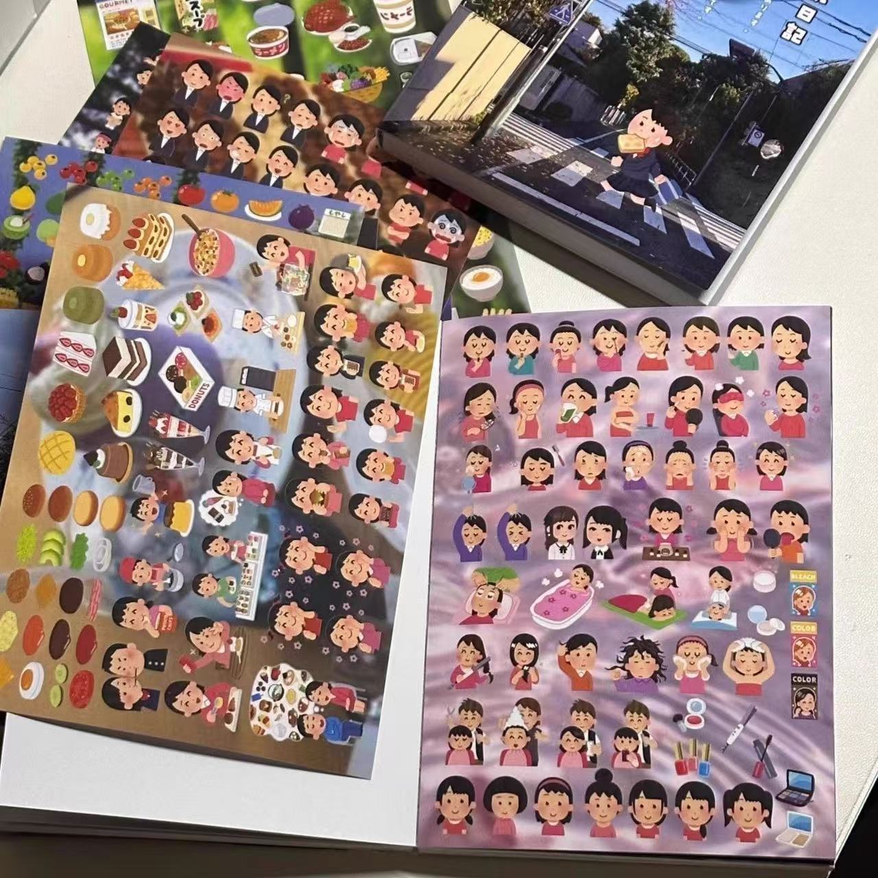 23Pages Irasutoya Japanese Sticker Book