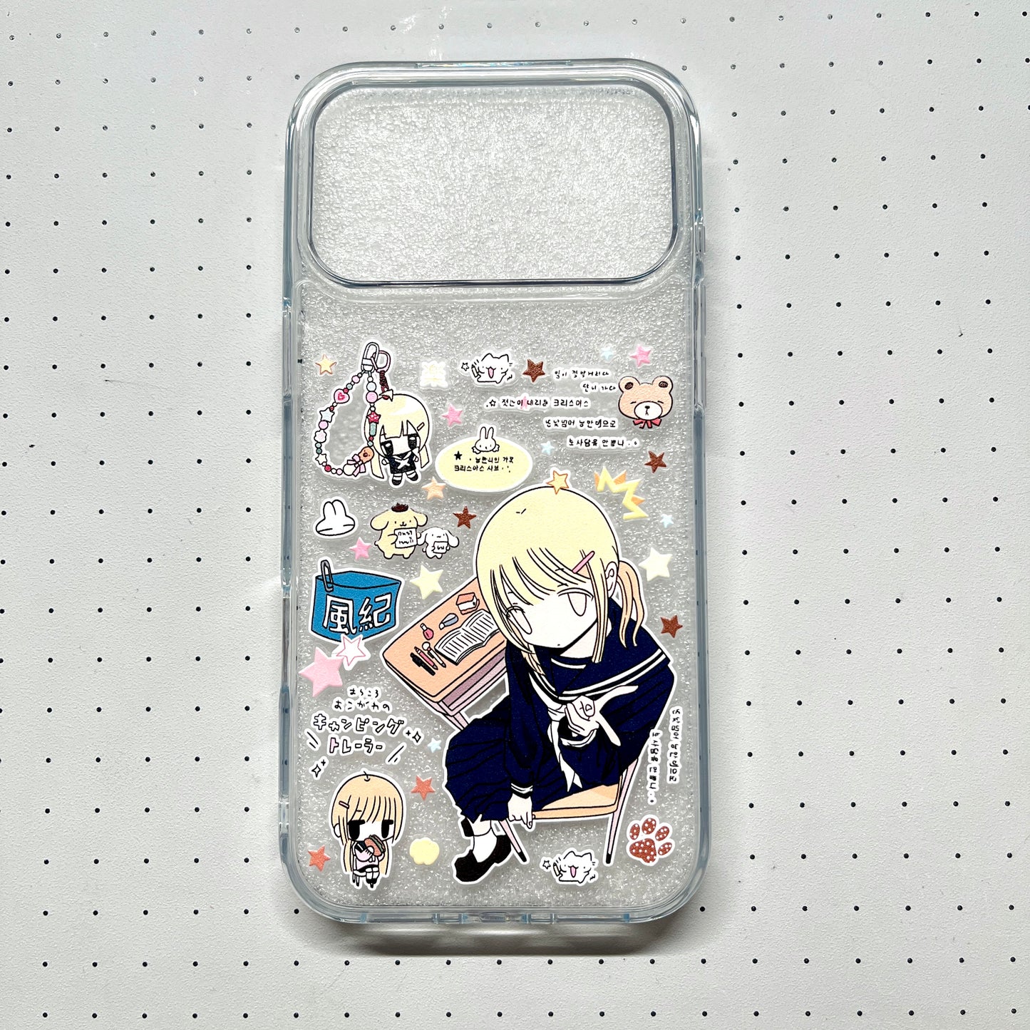 Japanese Manga Relief Stickers Handmade Sticker Phone Case B(Resin Ver.)