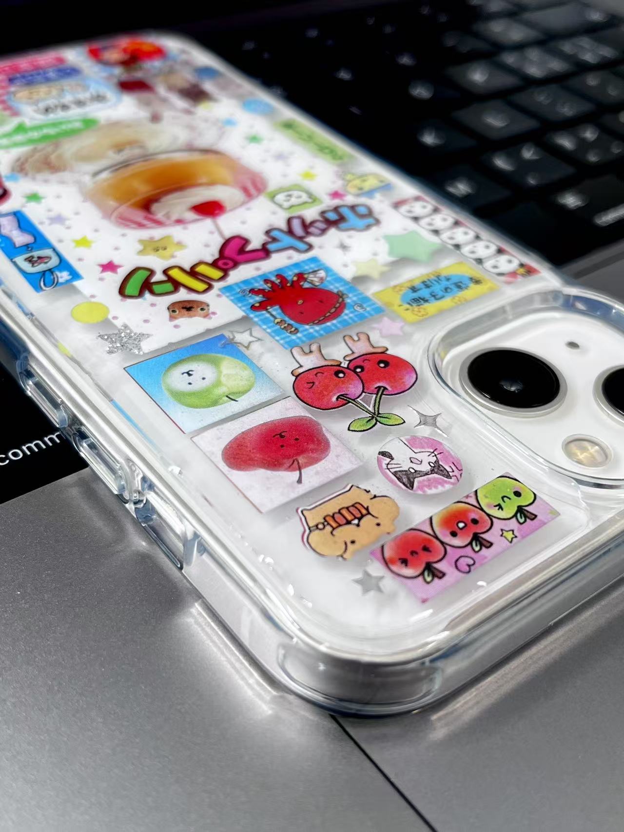 Japanese Retro Food Handmade Sticker Phone Case Samsung Case