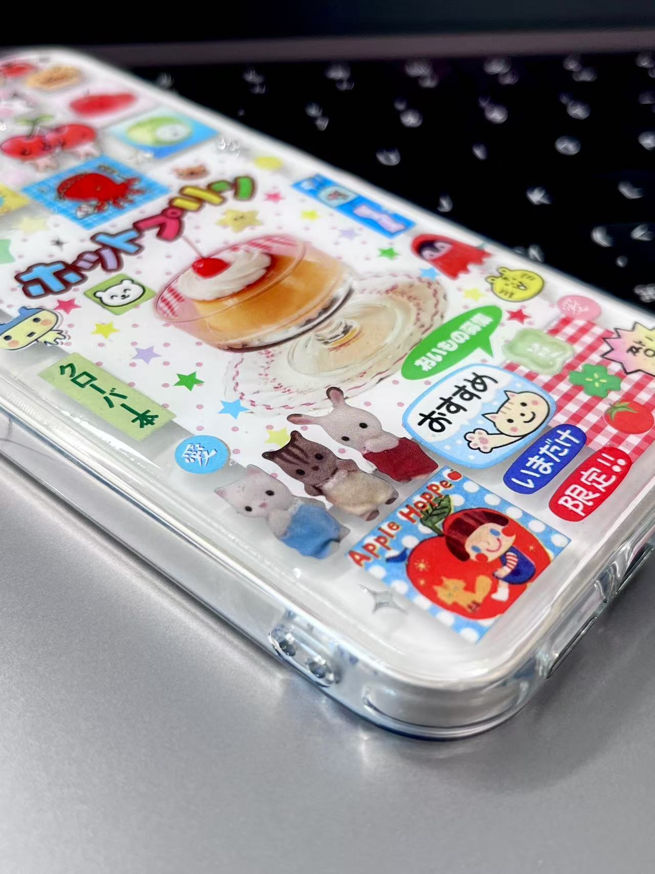 Japanese Retro Food Handmade Sticker Phone Case Samsung Case