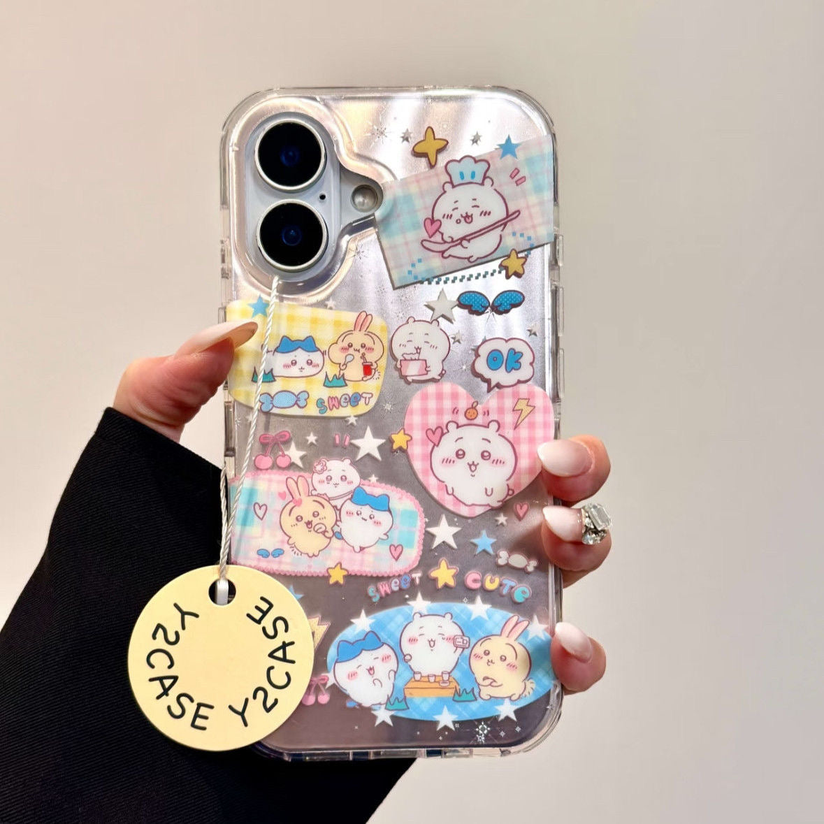 Light Color Chiikawa Regular phone case iPhone 17 Case – supermalou