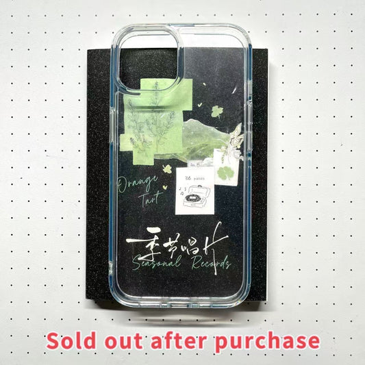 【Limited Edition 10】Seasonal Records Sticker Book Handmade Sticker Phone Case