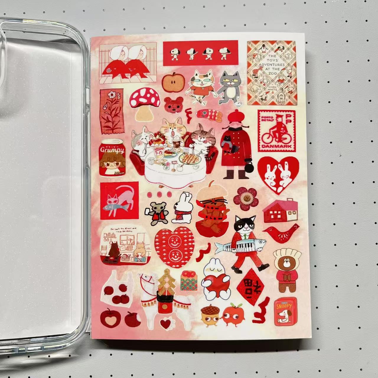 【Limited Edition 10】Seasonal Records Sticker Book Handmade Sticker Phone Case