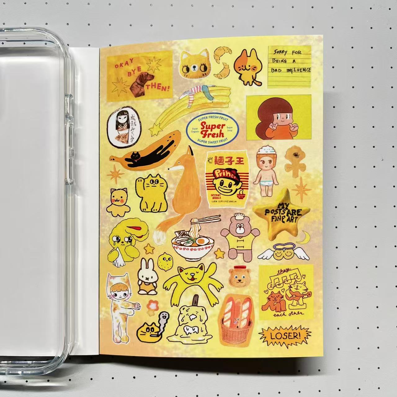 【Limited Edition 10】Seasonal Records Sticker Book Handmade Sticker Phone Case