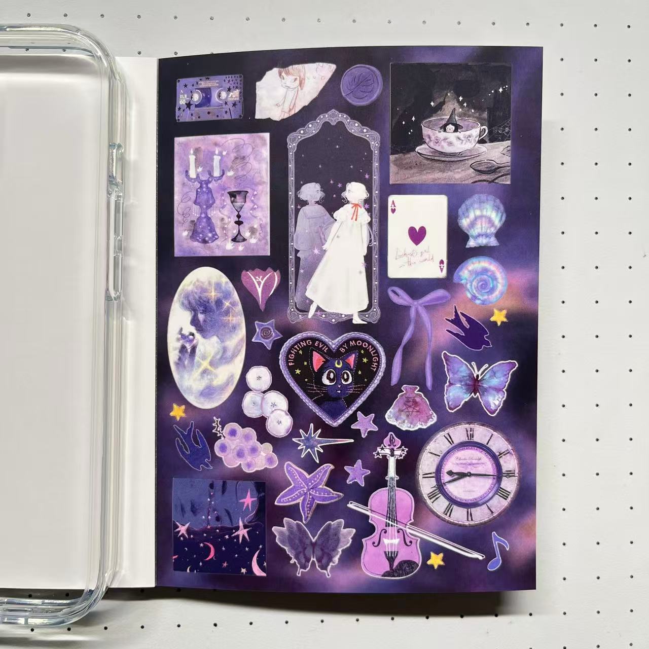 【Limited Edition 10】Seasonal Records Sticker Book Handmade Sticker Phone Case