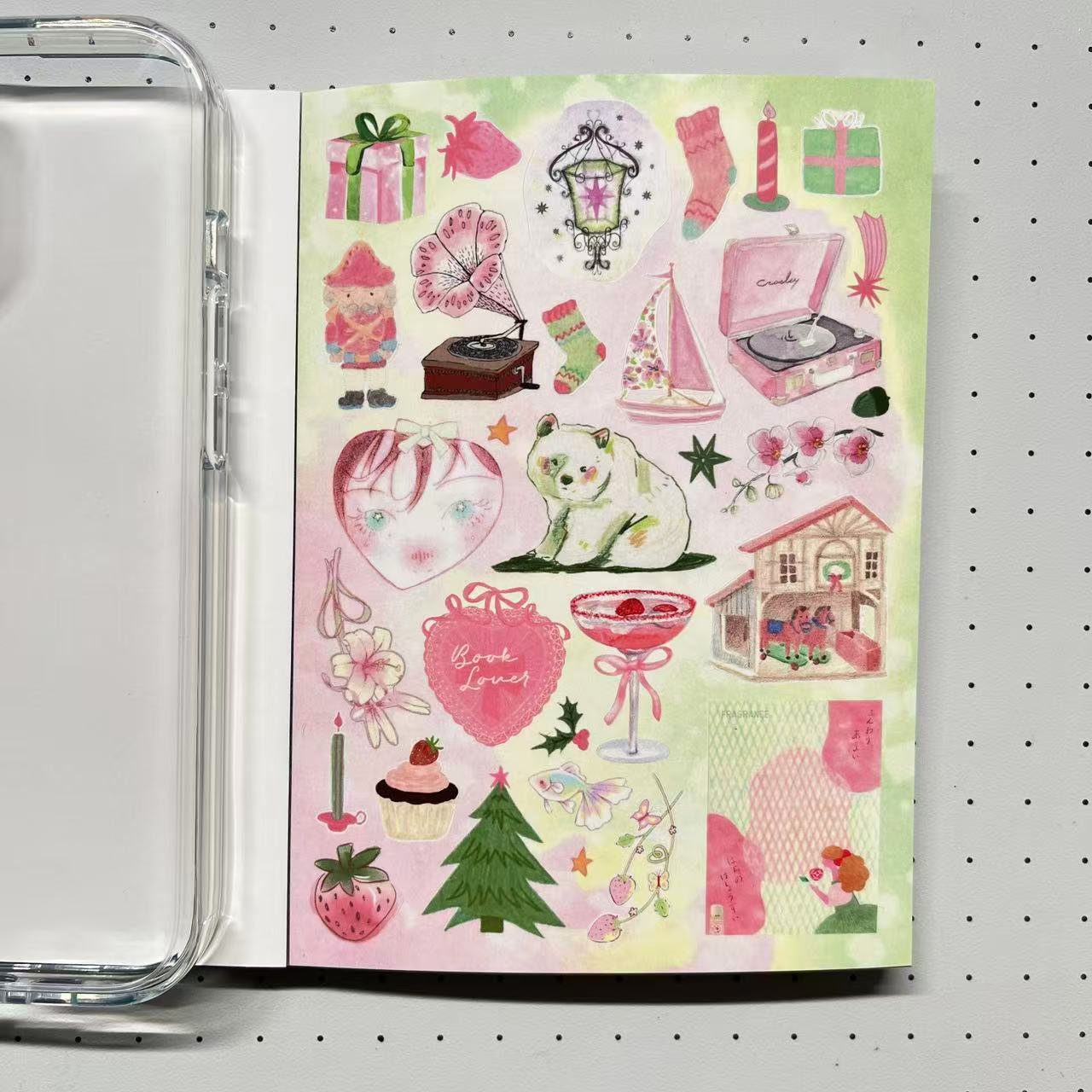 【Limited Edition 10】Seasonal Records Sticker Book Handmade Sticker Phone Case