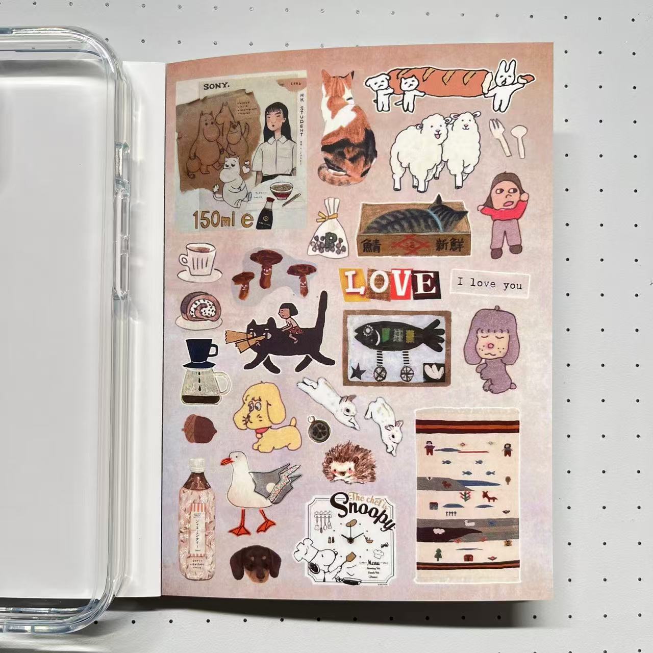 【Limited Edition 10】Seasonal Records Sticker Book Handmade Sticker Phone Case