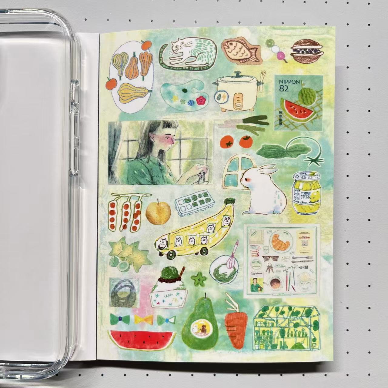 【Limited Edition 10】Seasonal Records Sticker Book Handmade Sticker Phone Case