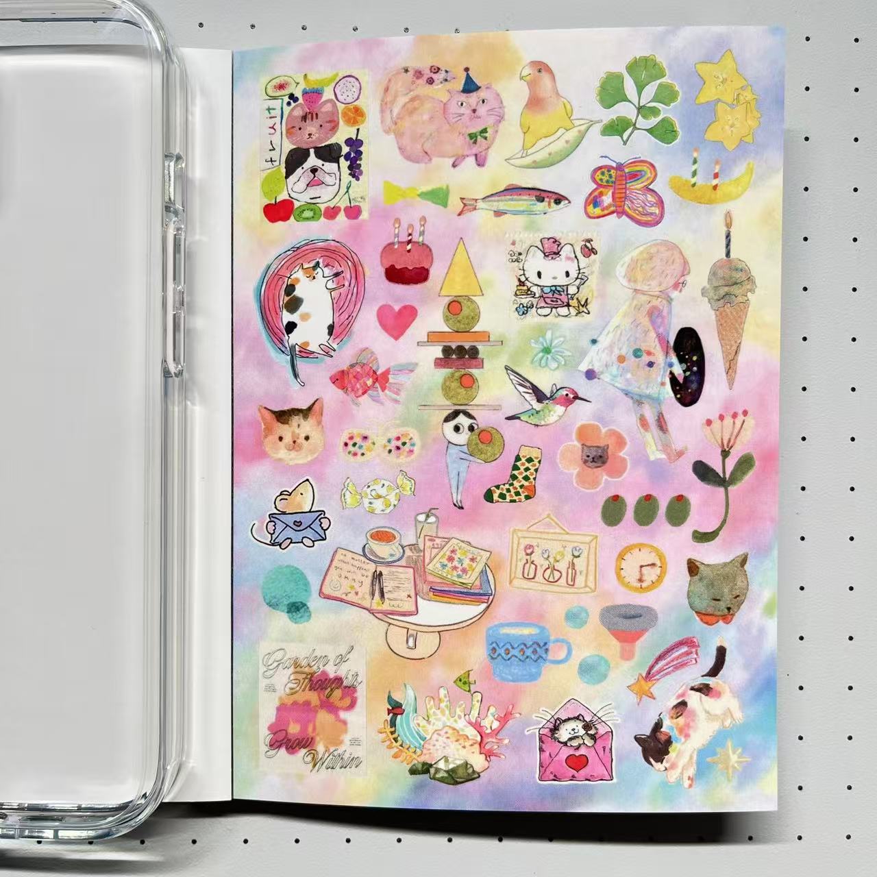 【Limited Edition 10】Seasonal Records Sticker Book Handmade Sticker Phone Case
