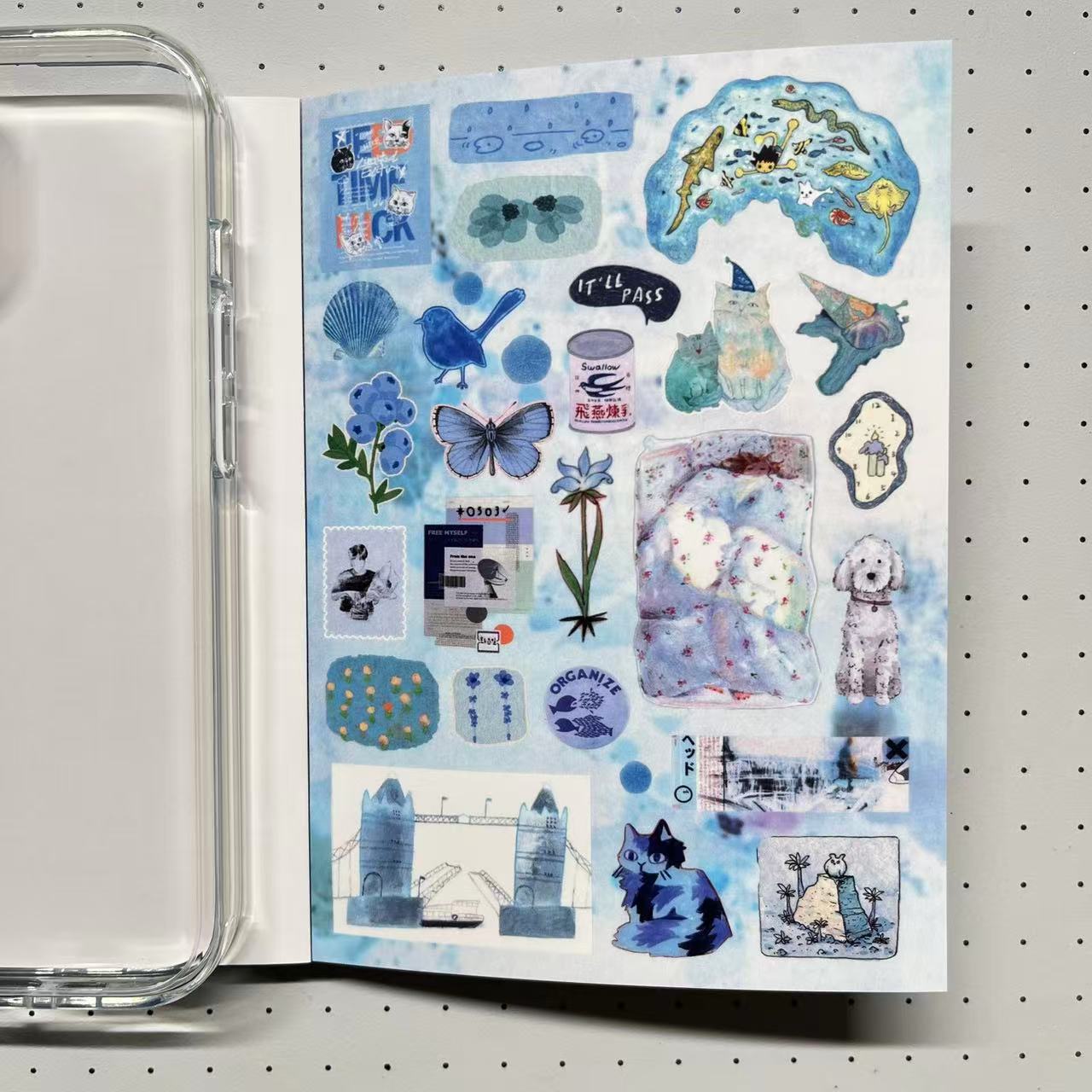 【Limited Edition 10】Seasonal Records Sticker Book Handmade Sticker Phone Case