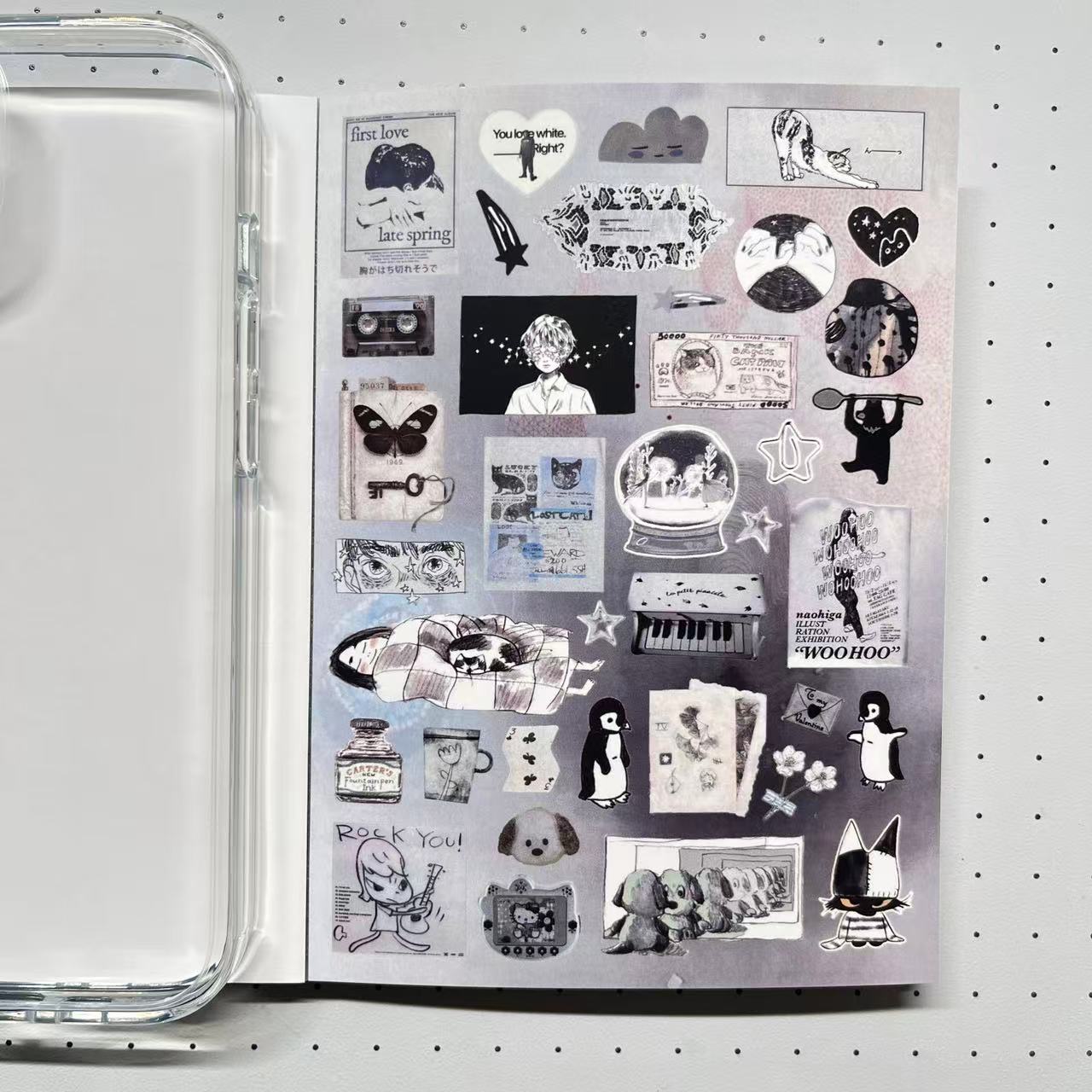 【Limited Edition 10】Seasonal Records Sticker Book Handmade Sticker Phone Case