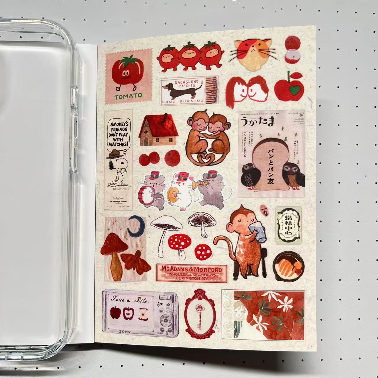 【Limited Edition 10】Seasonal Records Sticker Book Handmade Sticker Phone Case