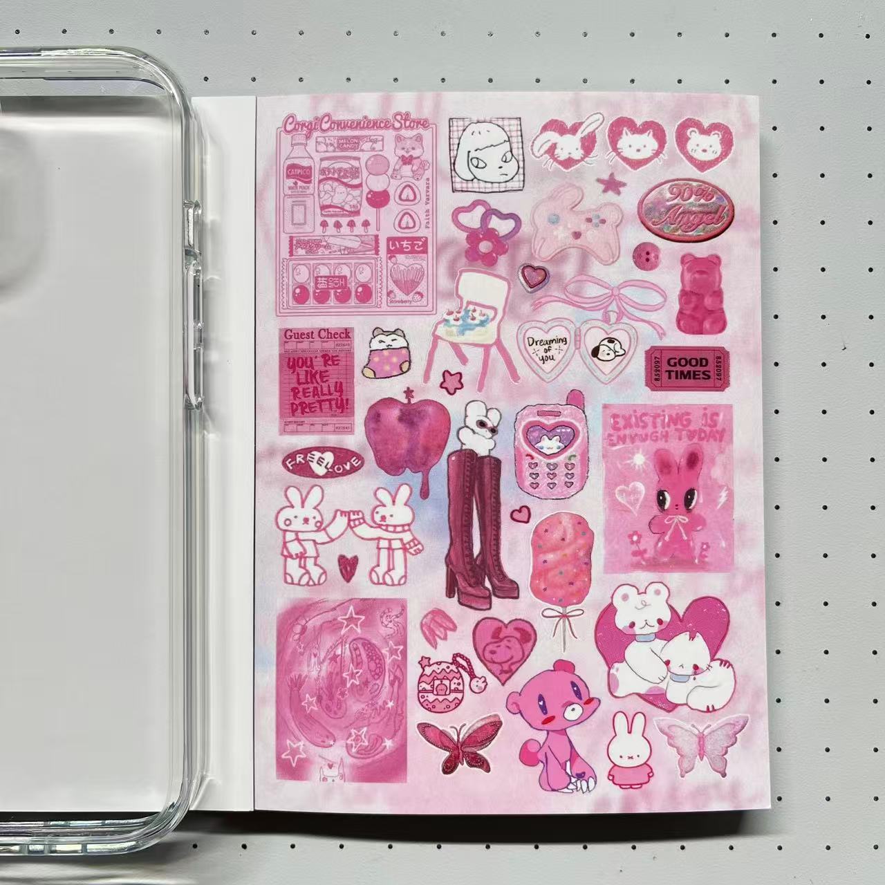【Limited Edition 10】Seasonal Records Sticker Book Handmade Sticker Phone Case