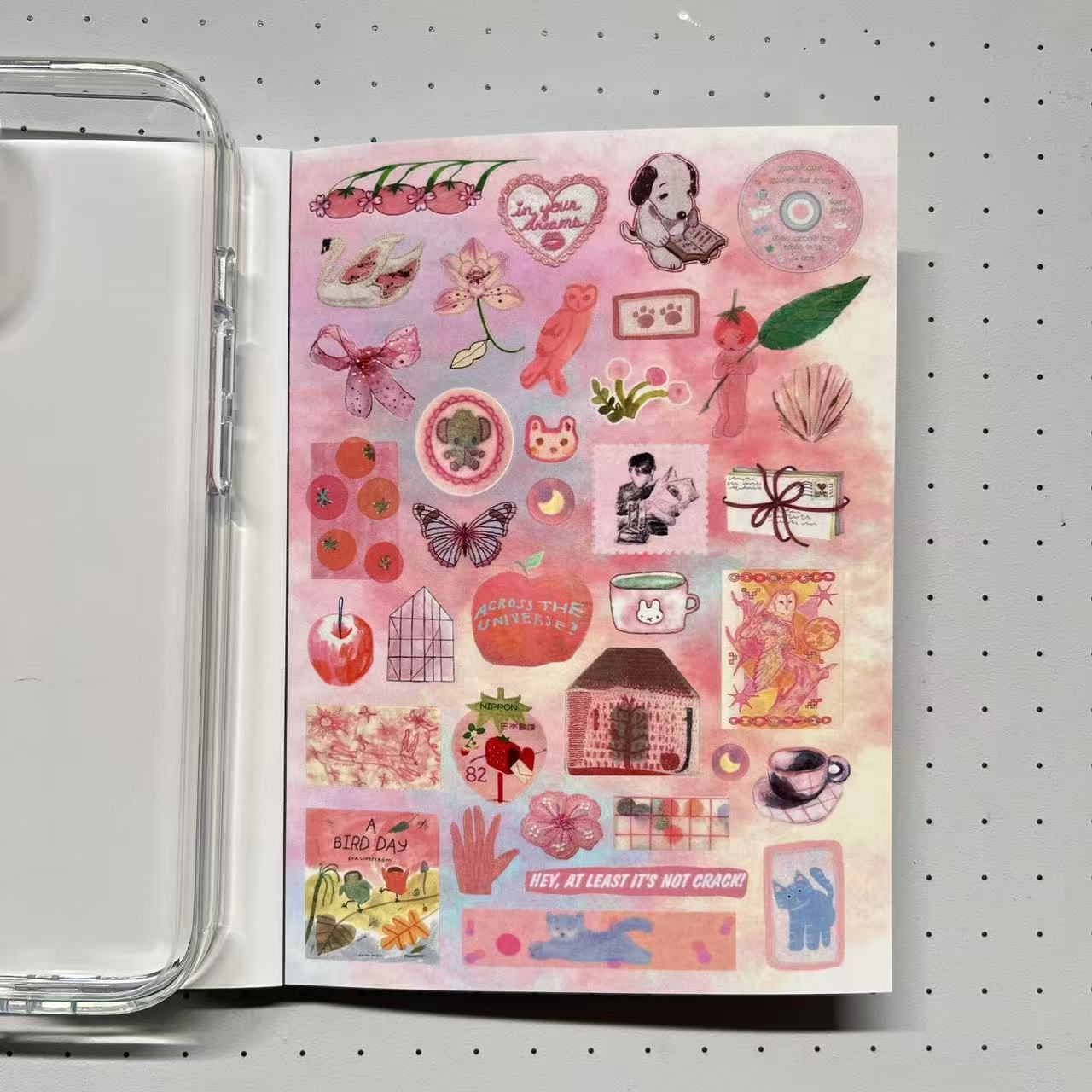 【Limited Edition 10】Seasonal Records Sticker Book Handmade Sticker Phone Case