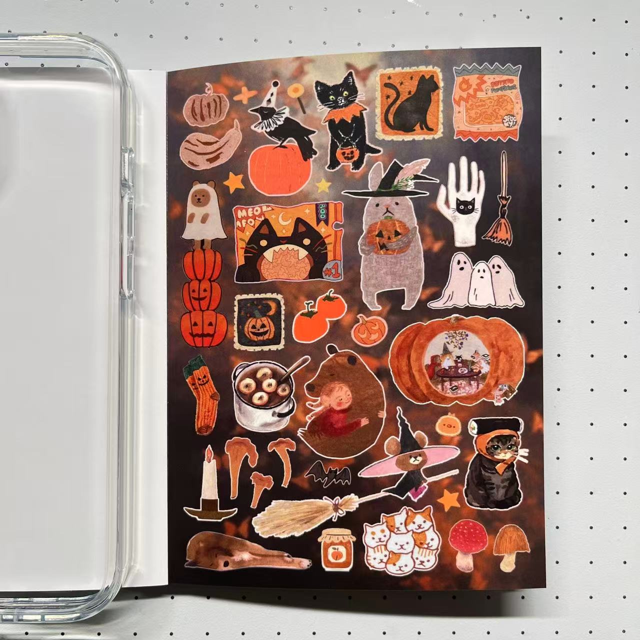 【Limited Edition 10】Seasonal Records Sticker Book Handmade Sticker Phone Case