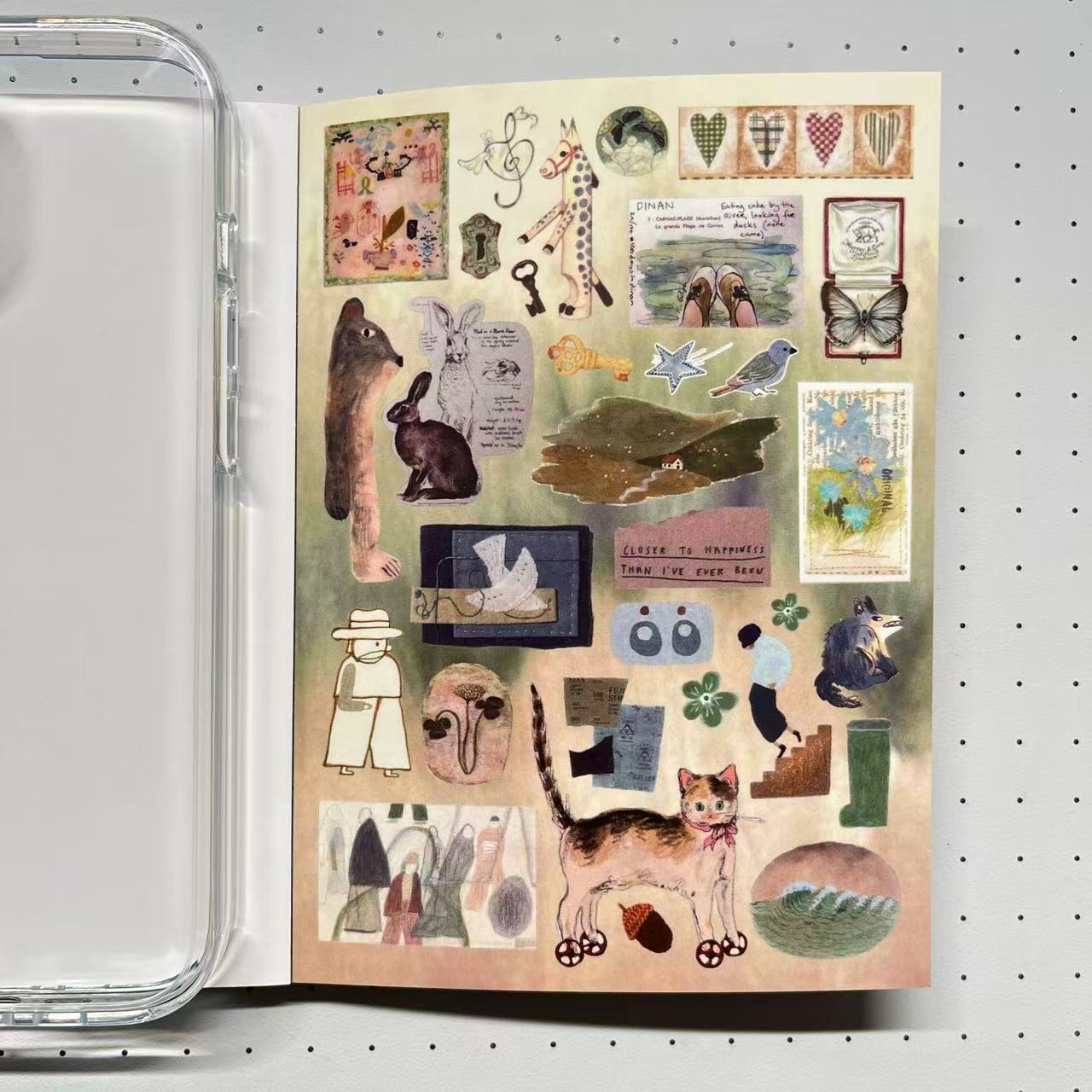【Limited Edition 10】Seasonal Records Sticker Book Handmade Sticker Phone Case
