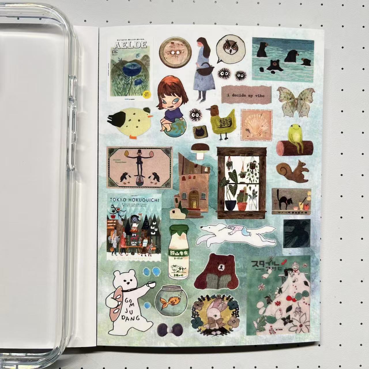 【Limited Edition 10】Seasonal Records Sticker Book Handmade Sticker Phone Case