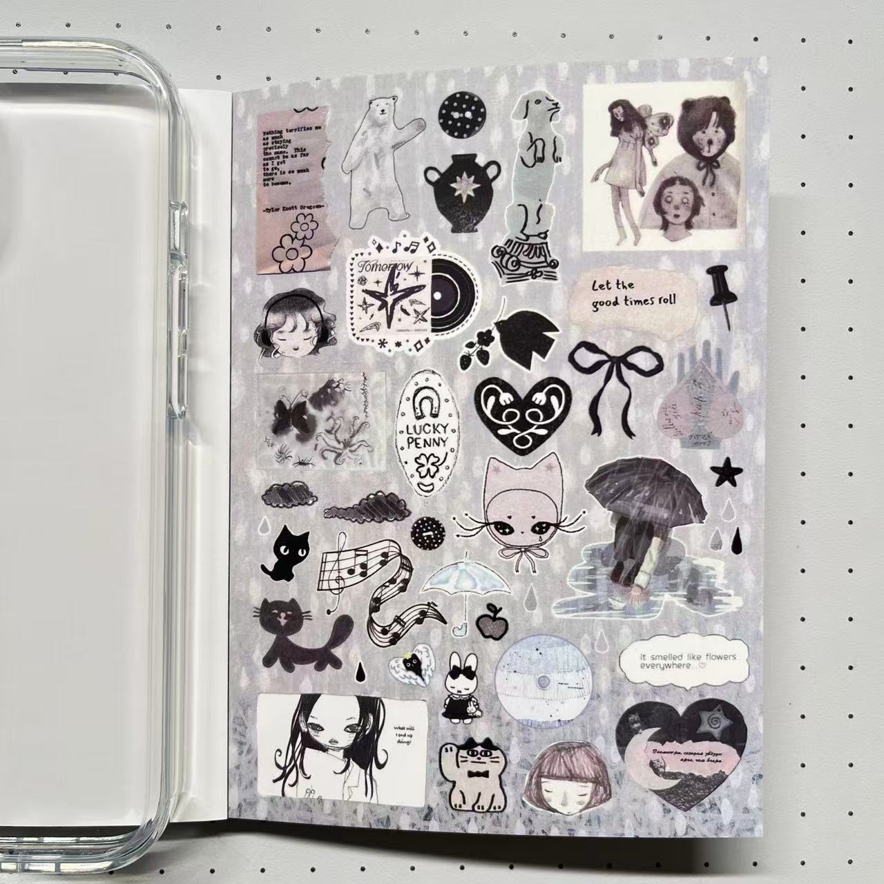 【Limited Edition 10】Seasonal Records Sticker Book Handmade Sticker Phone Case