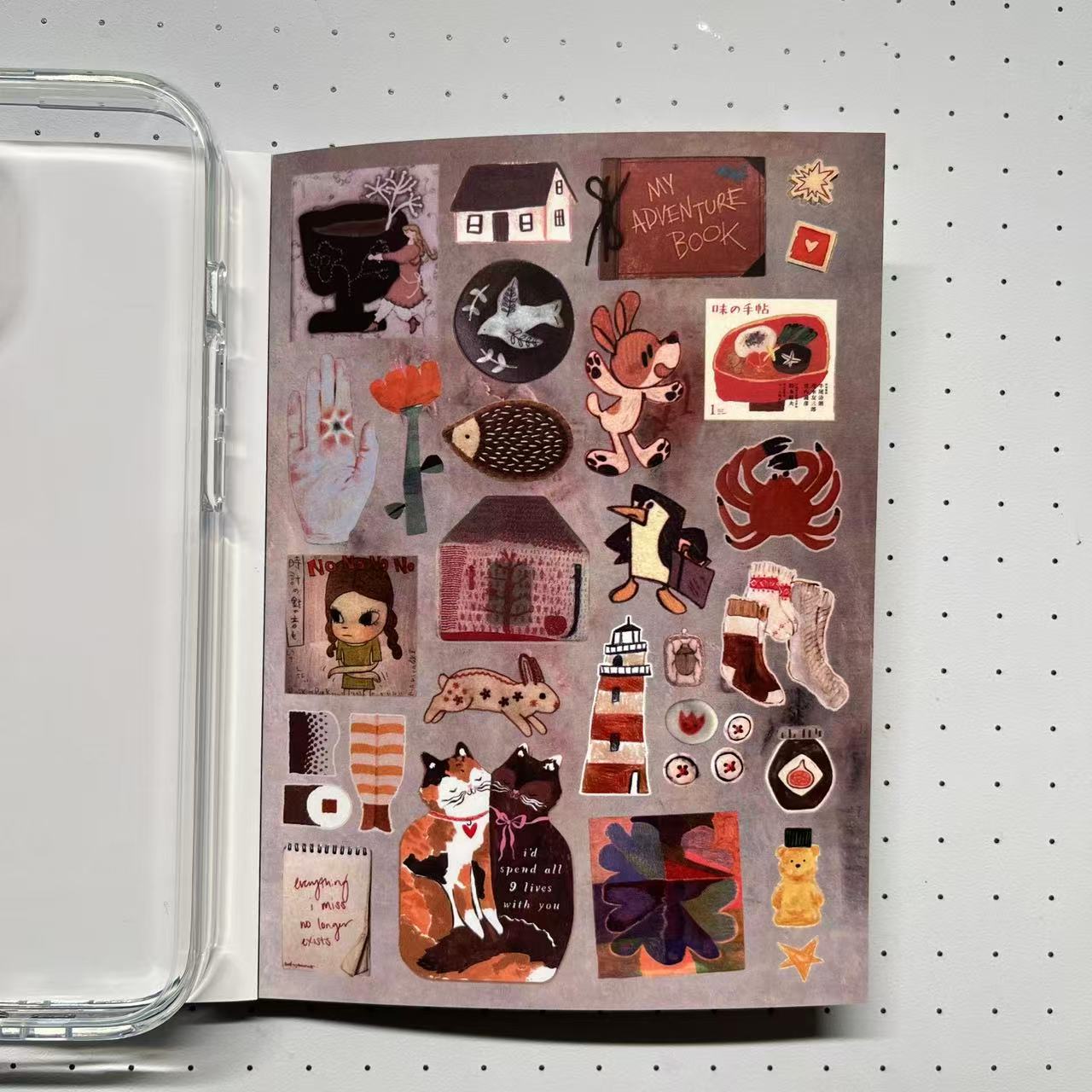 【Limited Edition 10】Seasonal Records Sticker Book Handmade Sticker Phone Case