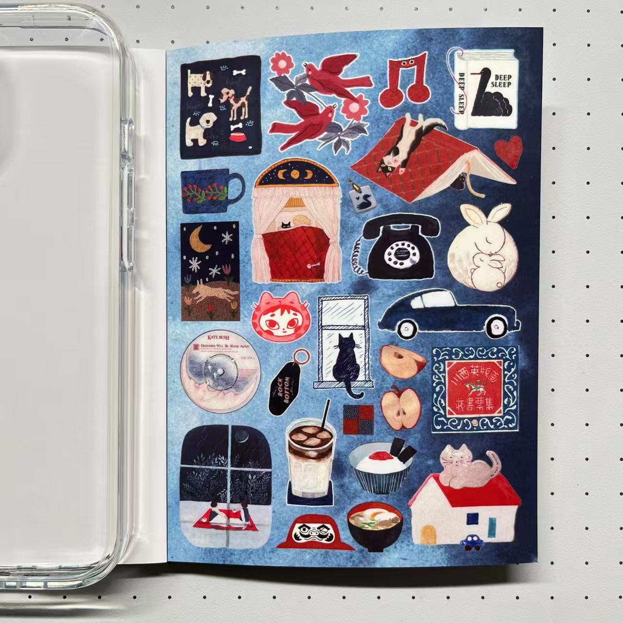 【Limited Edition 10】Seasonal Records Sticker Book Handmade Sticker Phone Case