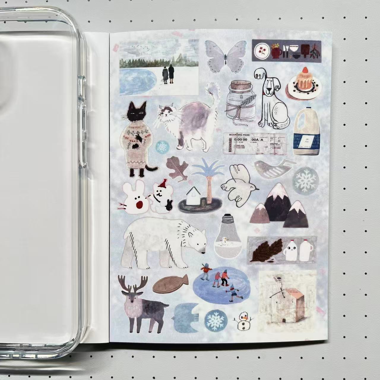 【Limited Edition 10】Seasonal Records Sticker Book Handmade Sticker Phone Case
