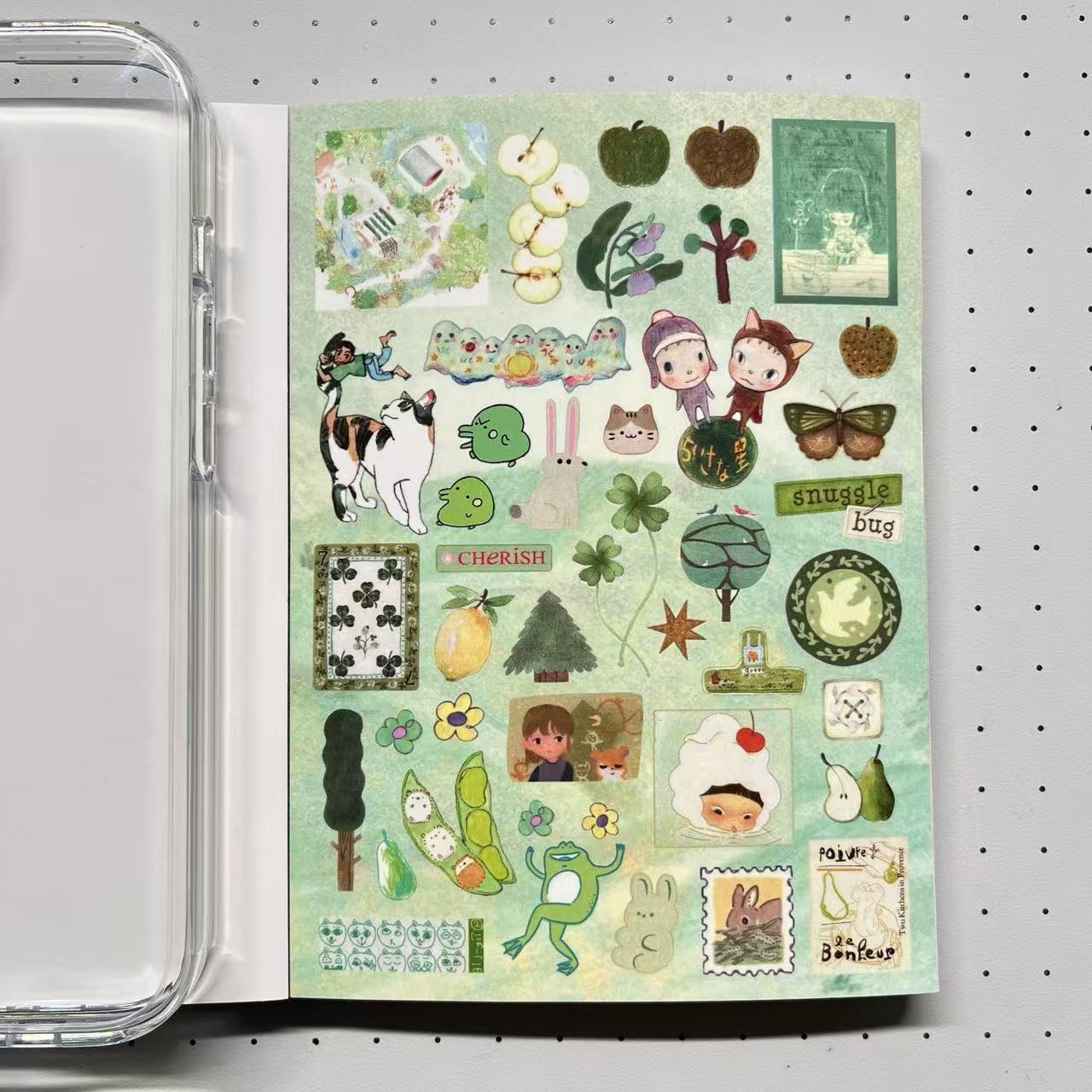 【Limited Edition 10】Seasonal Records Sticker Book Handmade Sticker Phone Case