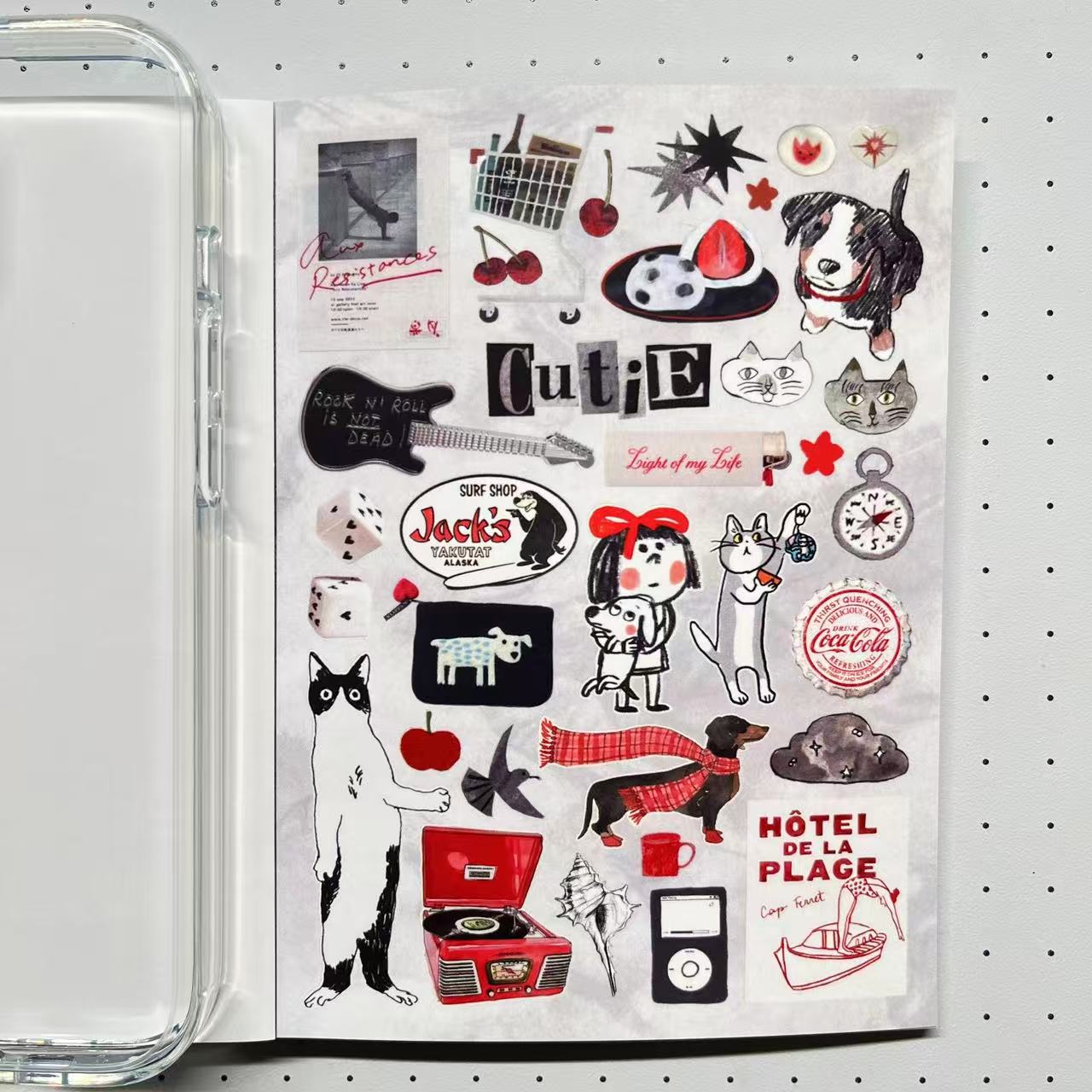【Limited Edition 10】Seasonal Records Sticker Book Handmade Sticker Phone Case